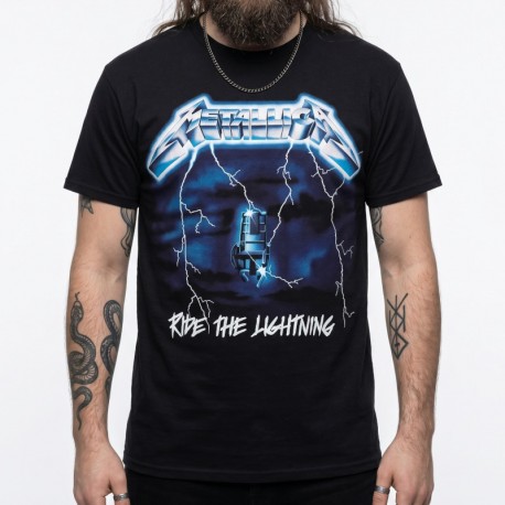Metallica Shirt Ride The Lightning Classic