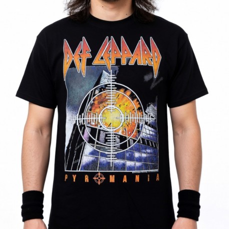 Def Leppard Playera Pyromania Tracklist