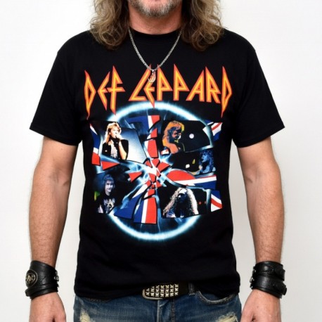Def Leppard Playera Shattered Photo