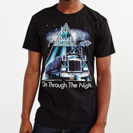 Def Leppard Shirt On Through the Night
