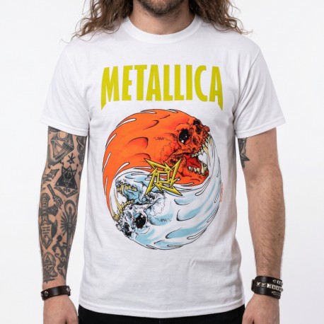 Metallica Playera Pushead Fire And Ice