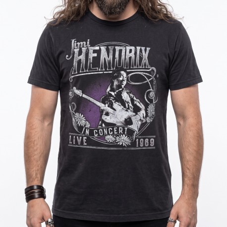 Jimi Hendrix Playera Tour 1969