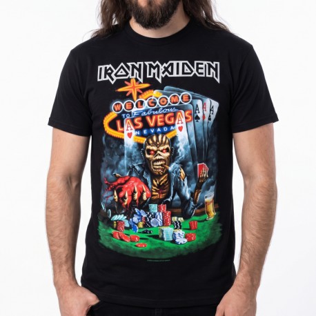 Iron Maiden Playera La Vegas Book Of Souls Tour No Dates